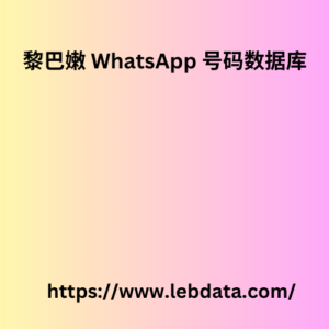 黎巴嫩 WhatsApp 号码数据库